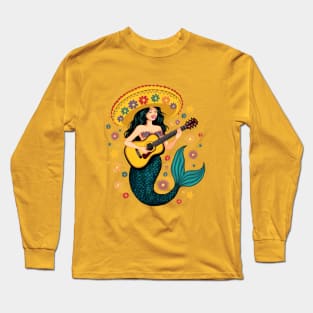 Mermaid Mexicans party Long Sleeve T-Shirt